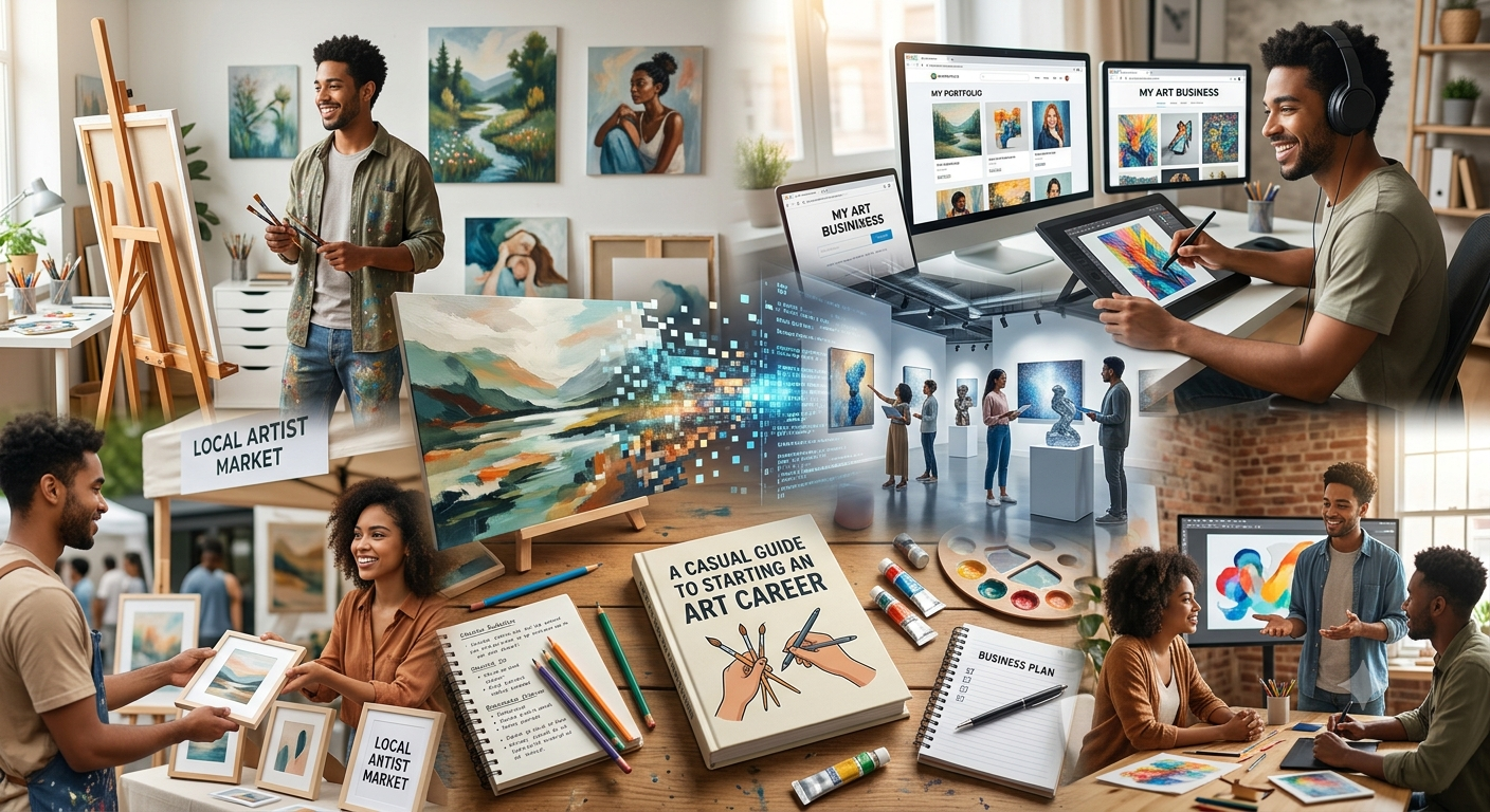 Taking the Leap: A Casual Guide to Starting an Art Career